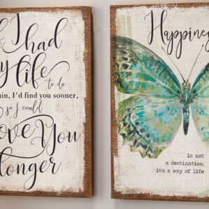 Burlap Wall Prints